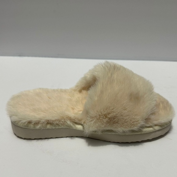 INC Womens Yuri Ivory Polyester Slip-On Slides Shoes Size 5m - Picture 1 of 8